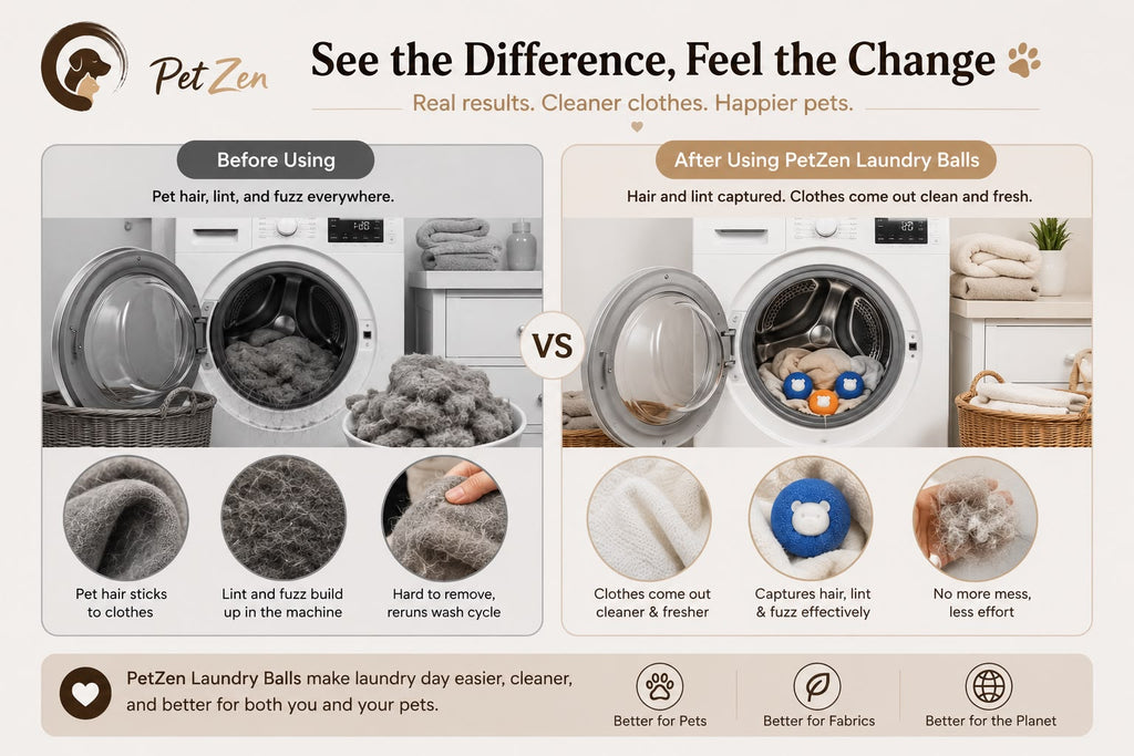 Reusable Laundry Hair Removal Ball – Pet Hair Catcher for Washing Machines