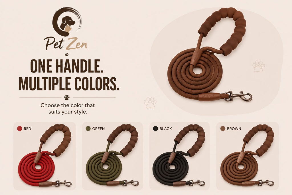 Premium Round Dog Leash – Heavy Duty Durable Rope for Small & Medium Dogs