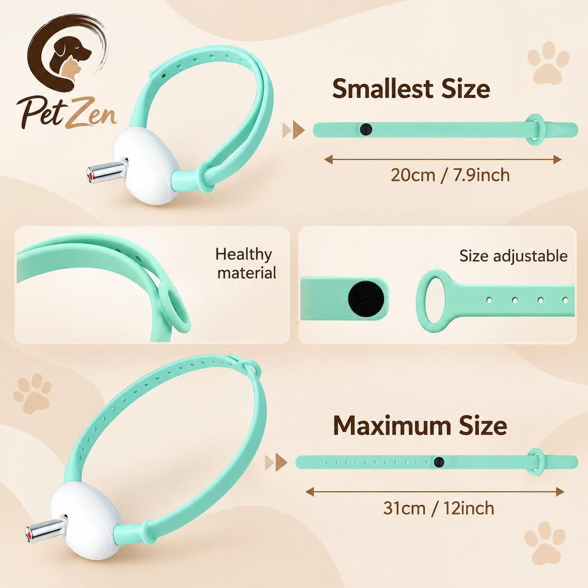 Rechargeable Interactive Laser Cat Collar – Automatic Light-Up Toy for Cats