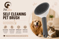Self-Cleaning Pet Grooming Brush – One-Click Deshedding Brush for Dogs & Cats