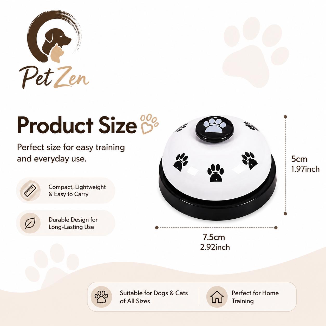 Pet Training Bell – Communication Doorbell for Dogs & Cats