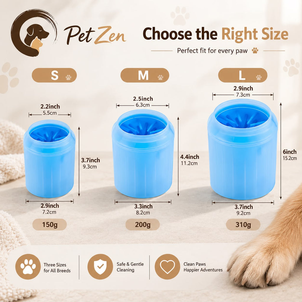 Soft Silicone Paw Cleaner for Dogs | Easy & Gentle Post-Walk Cleaning
