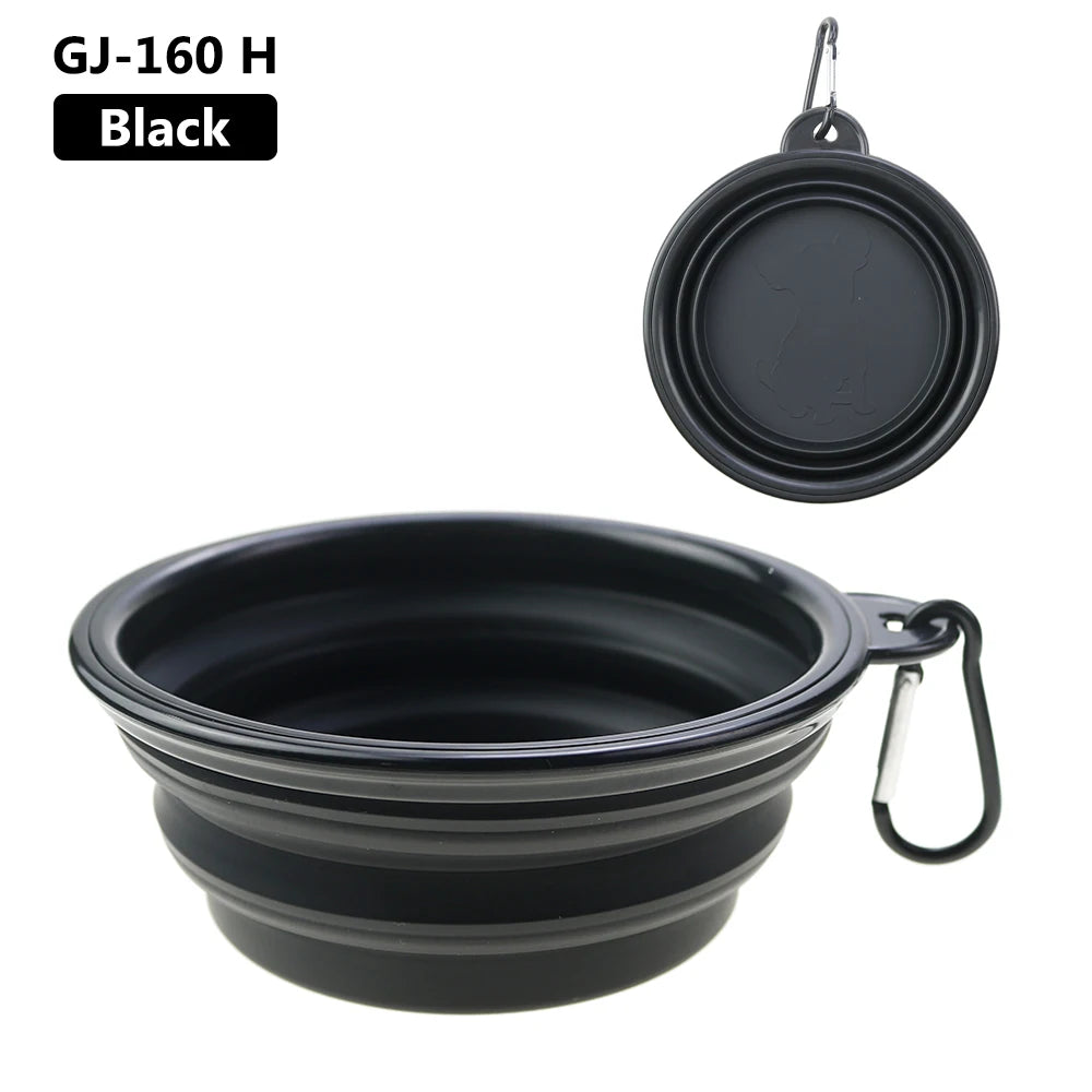 Collapsible Silicone Pet Bowl – Portable Travel Food & Water Bowl for Dogs & Cats