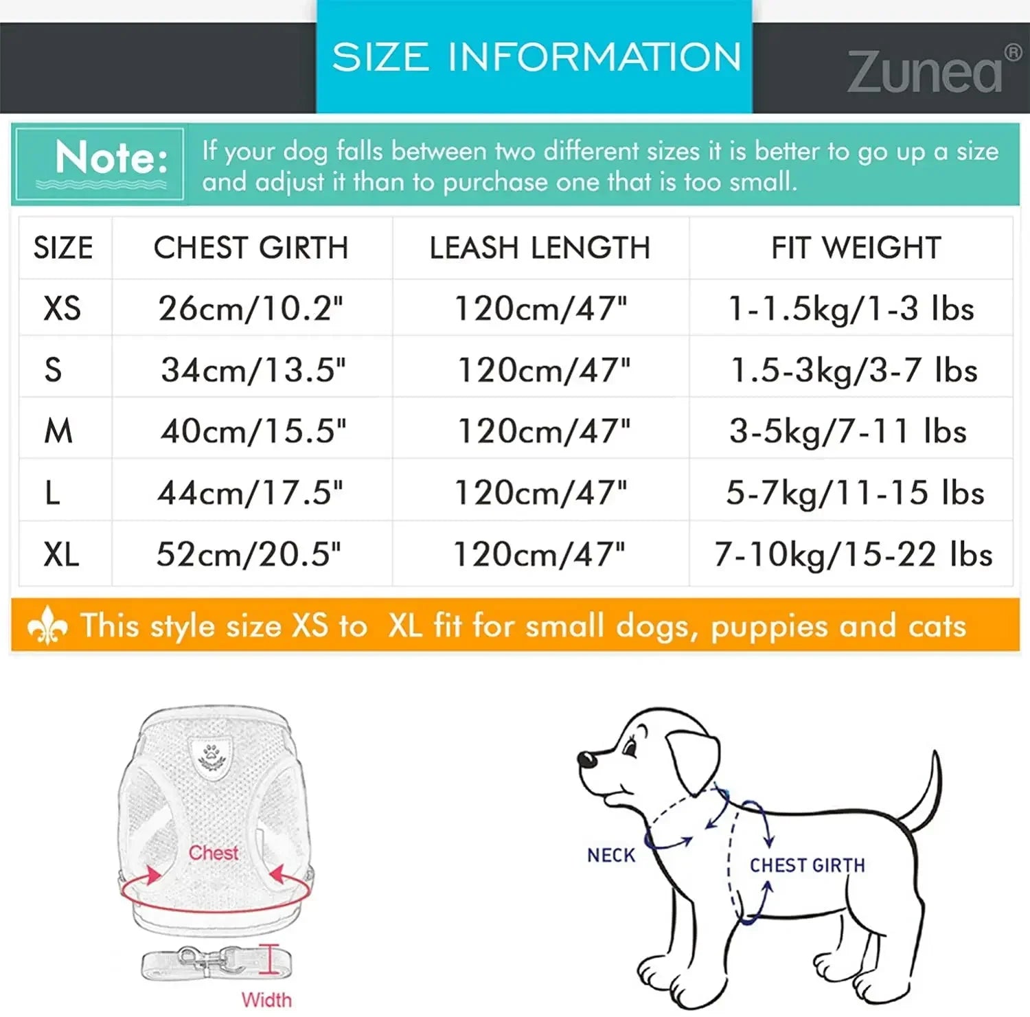 Breathable Reflective Cat & Dog Harness Set – Adjustable Vest with Leash