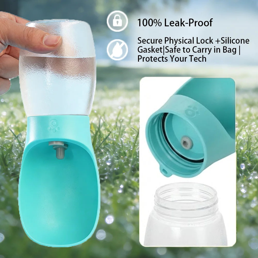 Portable Pet Water Bottle – Leakproof Travel Water Dispenser for Dogs & Cats