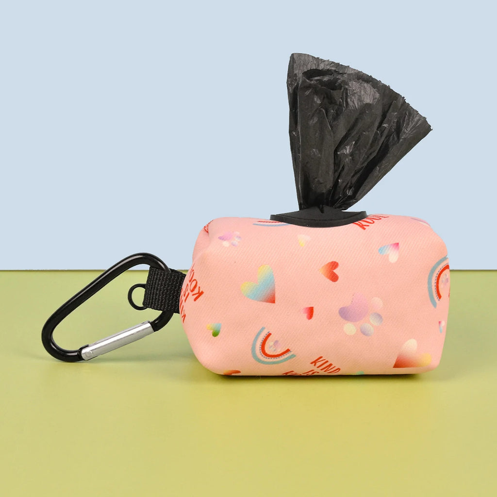 Print Dog Waste Bag Dispenser – Lightweight Leash Attachment