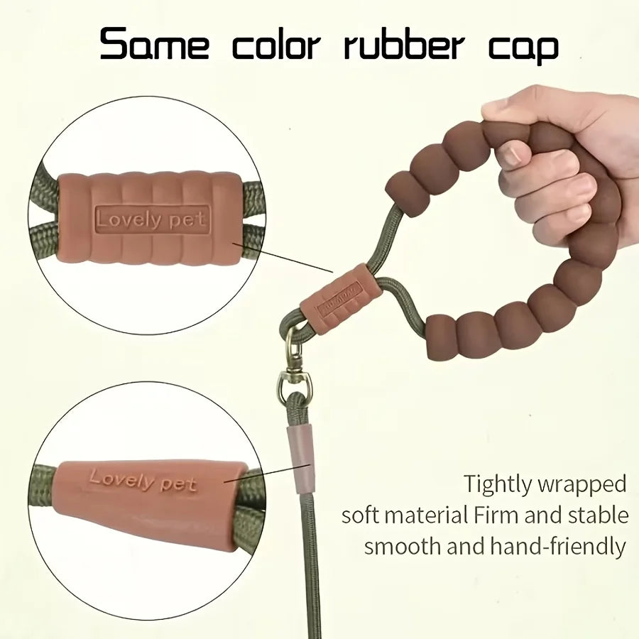 Premium Round Dog Leash – Heavy Duty Durable Rope for Small & Medium Dogs
