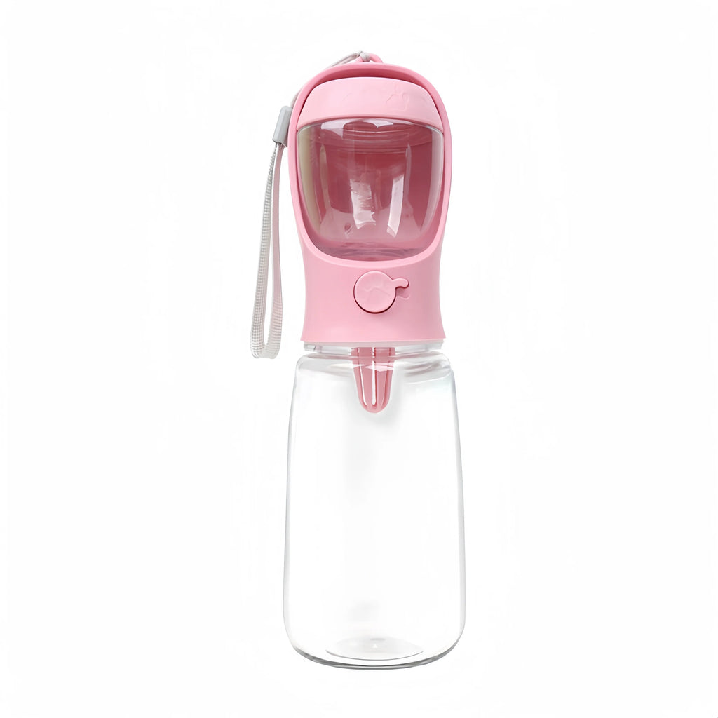 2-in-1 Portable Pet Water Bottle – Food & Water Travel Bottle for Dogs & Cats