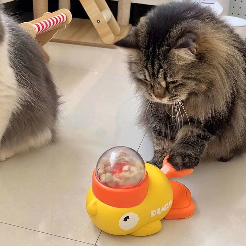 Duck-Shaped Interactive Treat Dispenser for Dogs & Cats – Puzzle Slow Feeder & Training Toy