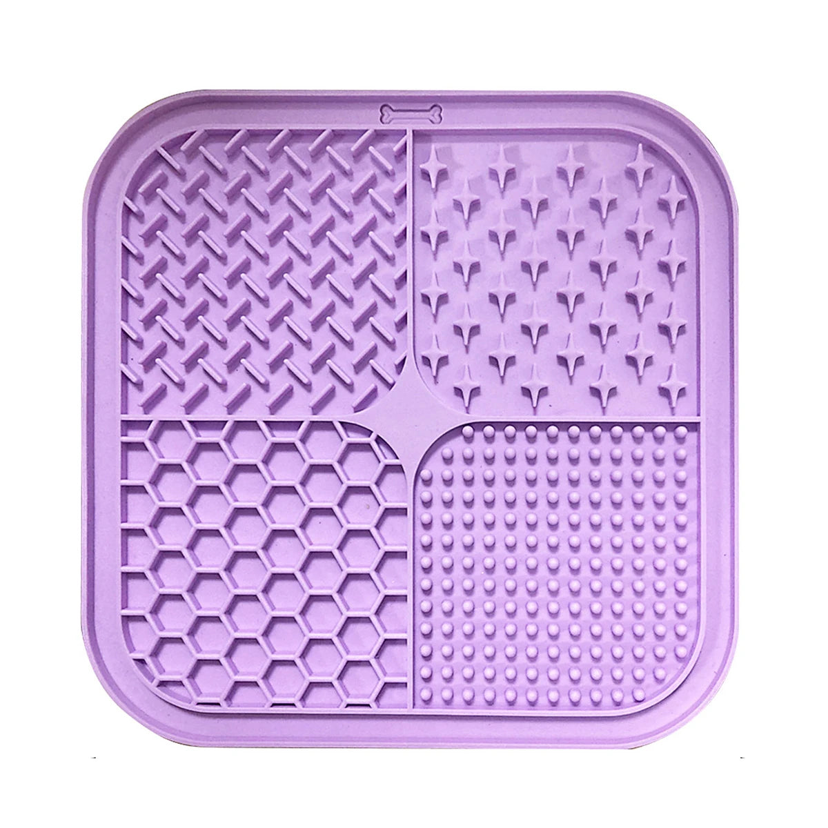 Silicone Lick Mat for Dogs & Cats – Slow Feeder Feeding Mat for Treats, Wet & Dry Food