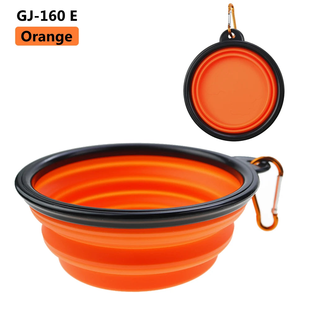 Collapsible Silicone Pet Bowl – Portable Travel Food & Water Bowl for Dogs & Cats