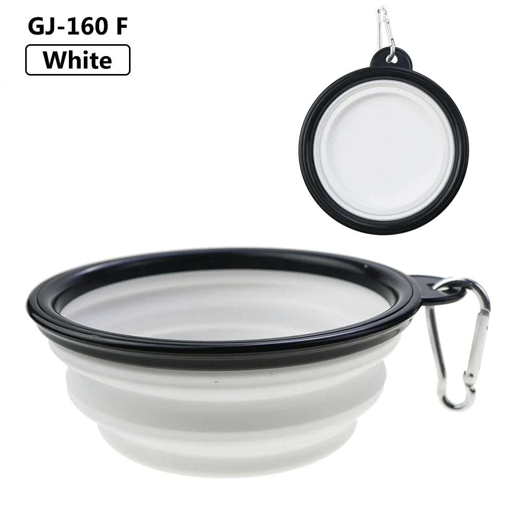 Collapsible Silicone Pet Bowl – Portable Travel Food & Water Bowl for Dogs & Cats