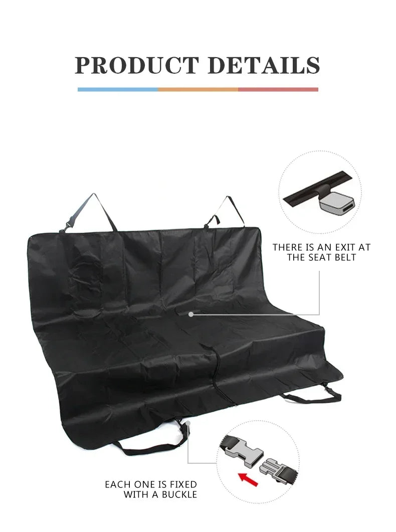 Waterproof 600D Oxford Dog Car Seat Cover – Heavy Duty SUV Trunk Protector & Cargo Liner