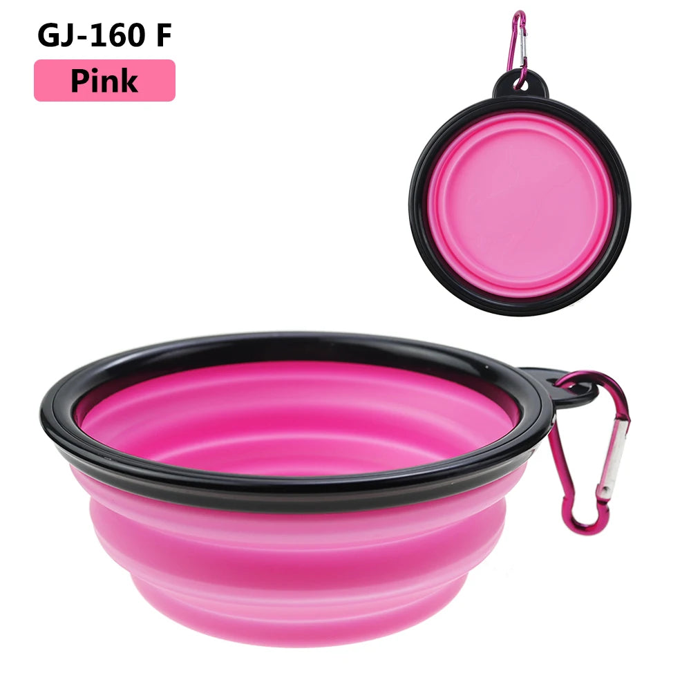 Collapsible Silicone Pet Bowl – Portable Travel Food & Water Bowl for Dogs & Cats