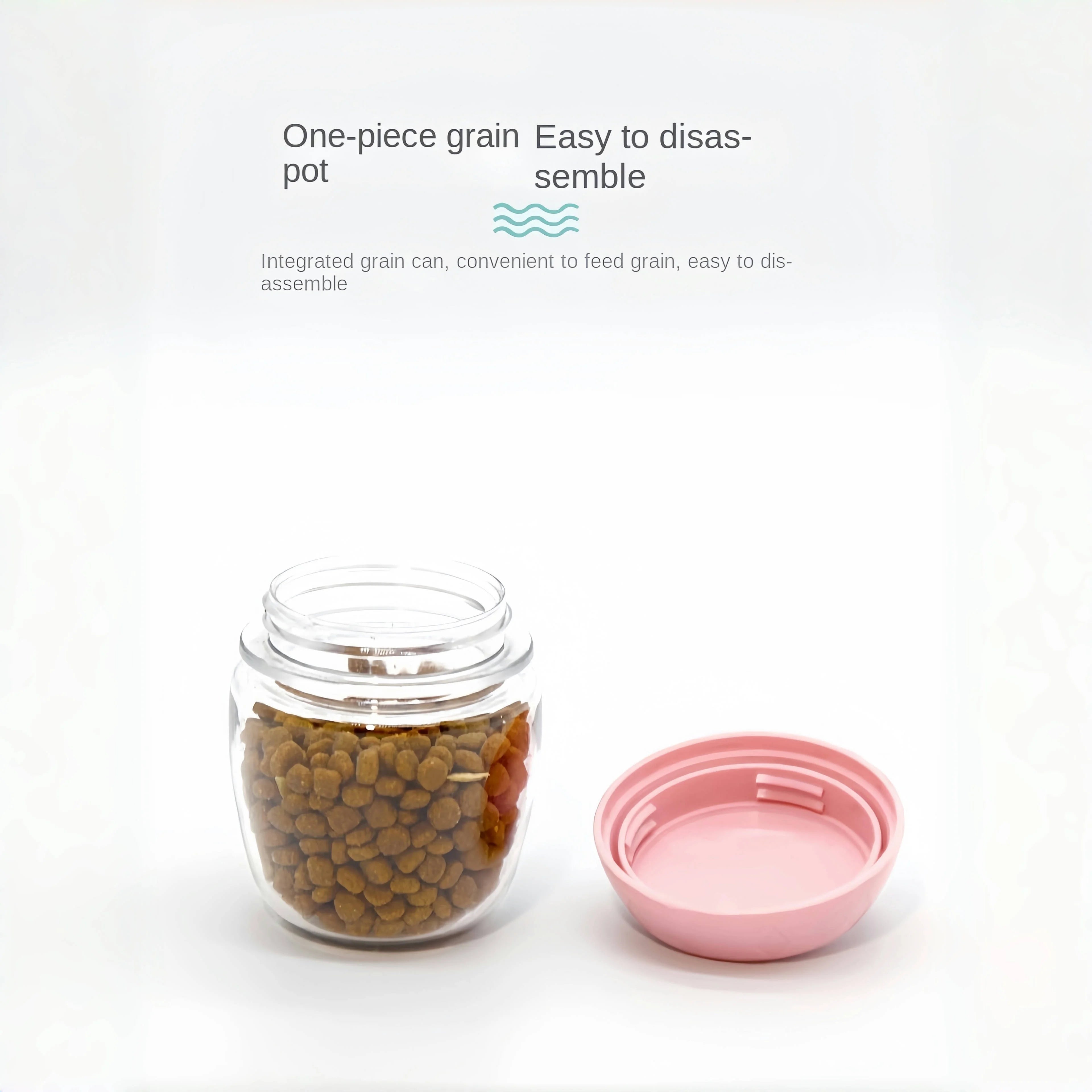 2-in-1 Portable Pet Water Bottle – Food & Water Travel Bottle for Dogs & Cats