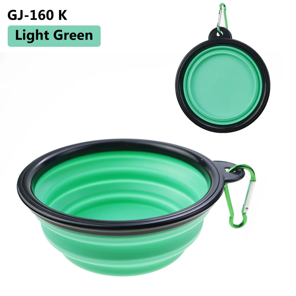 Collapsible Silicone Pet Bowl – Portable Travel Food & Water Bowl for Dogs & Cats