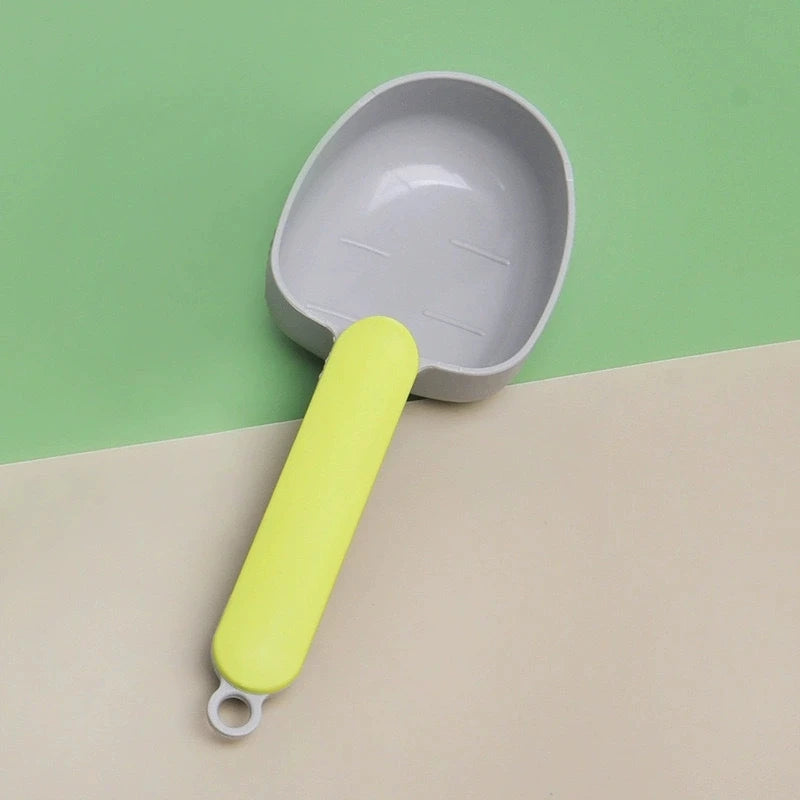 Premium Pet Food Scoop with Clip – Portable Measuring Scoop for Dog & Cat Food