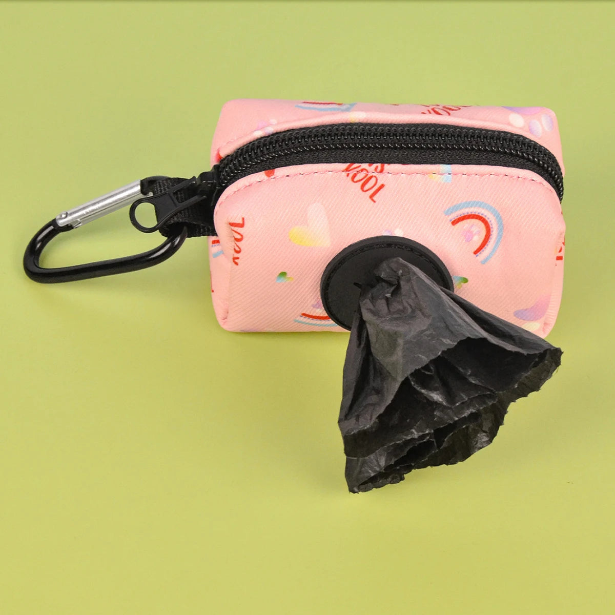 Print Dog Waste Bag Dispenser – Lightweight Leash Attachment