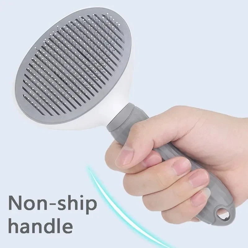 Self-Cleaning Pet Grooming Brush – Deshedding & Hair Removal Brush for Dogs & Cats
