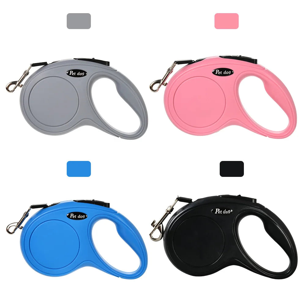 Premium 3m & 5m Retractable Leash for Small & Medium Dogs and Cats