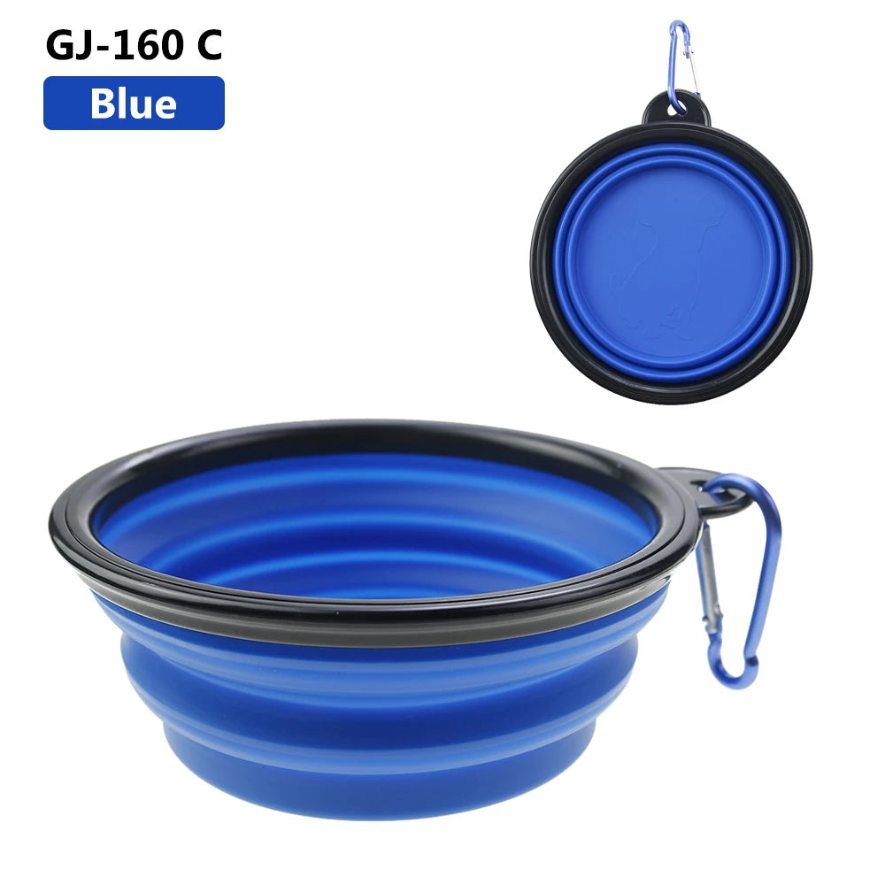 Collapsible Silicone Pet Bowl – Portable Travel Food & Water Bowl for Dogs & Cats