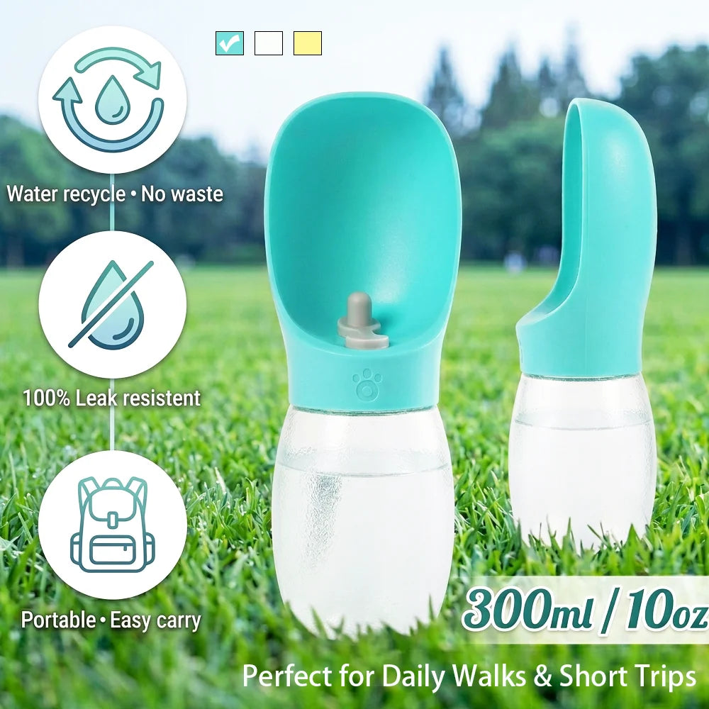 Portable Pet Water Bottle – Leakproof Travel Water Dispenser for Dogs & Cats