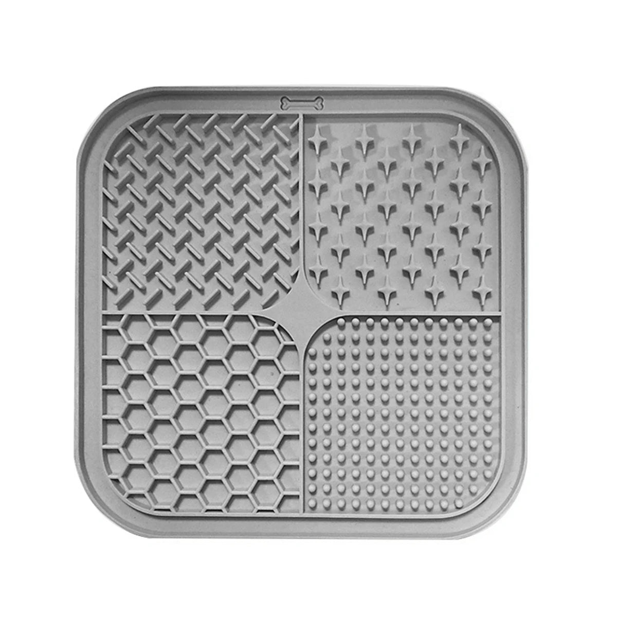 Silicone Lick Mat for Dogs & Cats – Slow Feeder Feeding Mat for Treats, Wet & Dry Food