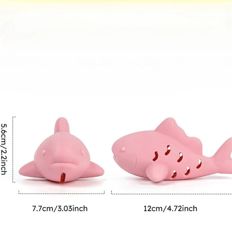 Interactive Silicone Fish Cat Toy – Treat Dispenser for Cats, Food Dispensing Chew & Play Toy
