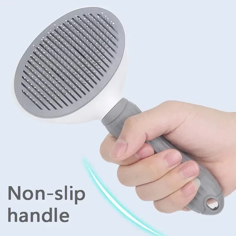 Self-Cleaning Pet Grooming Brush – Deshedding & Hair Removal Brush for Dogs & Cats