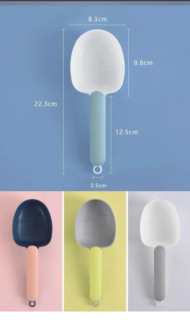 Premium Pet Food Scoop with Clip – Portable Measuring Scoop for Dog & Cat Food