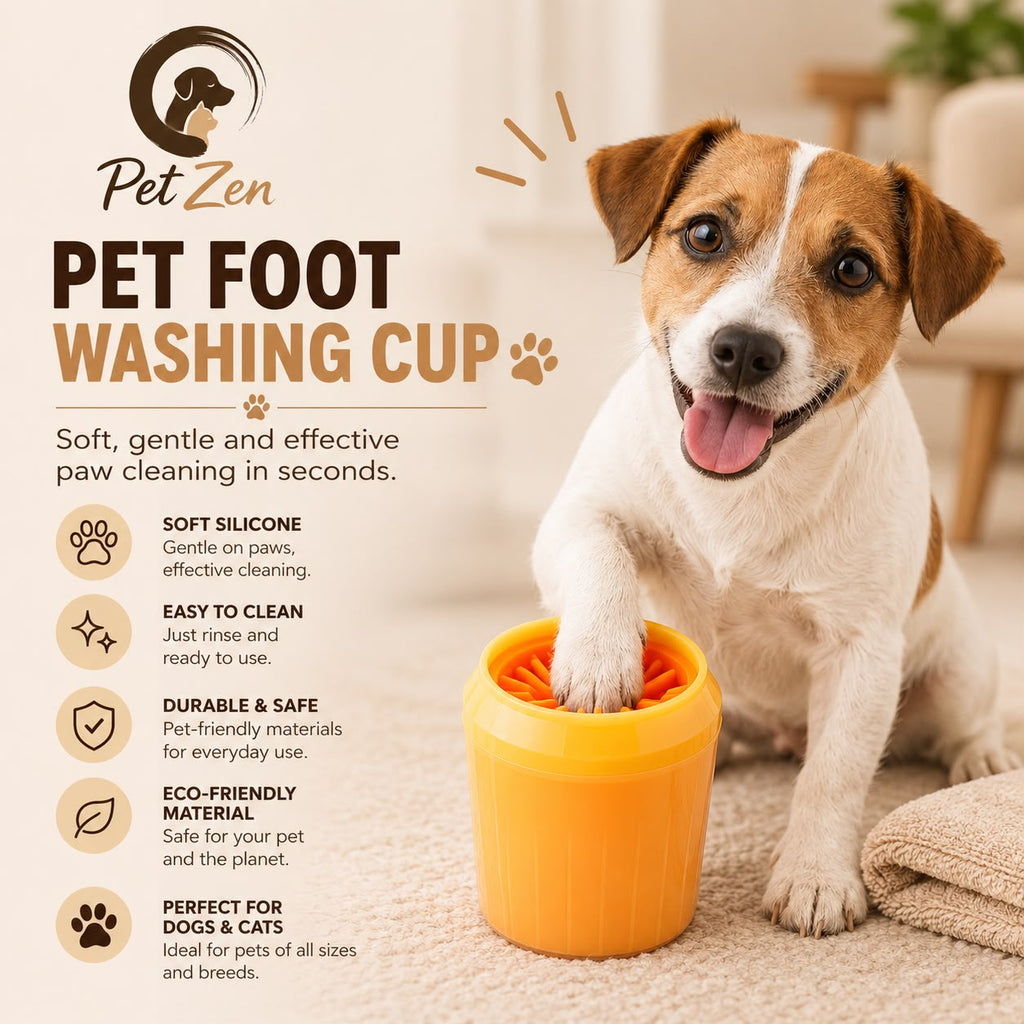 Soft Silicone Paw Cleaner for Dogs | Easy & Gentle Post-Walk Cleaning