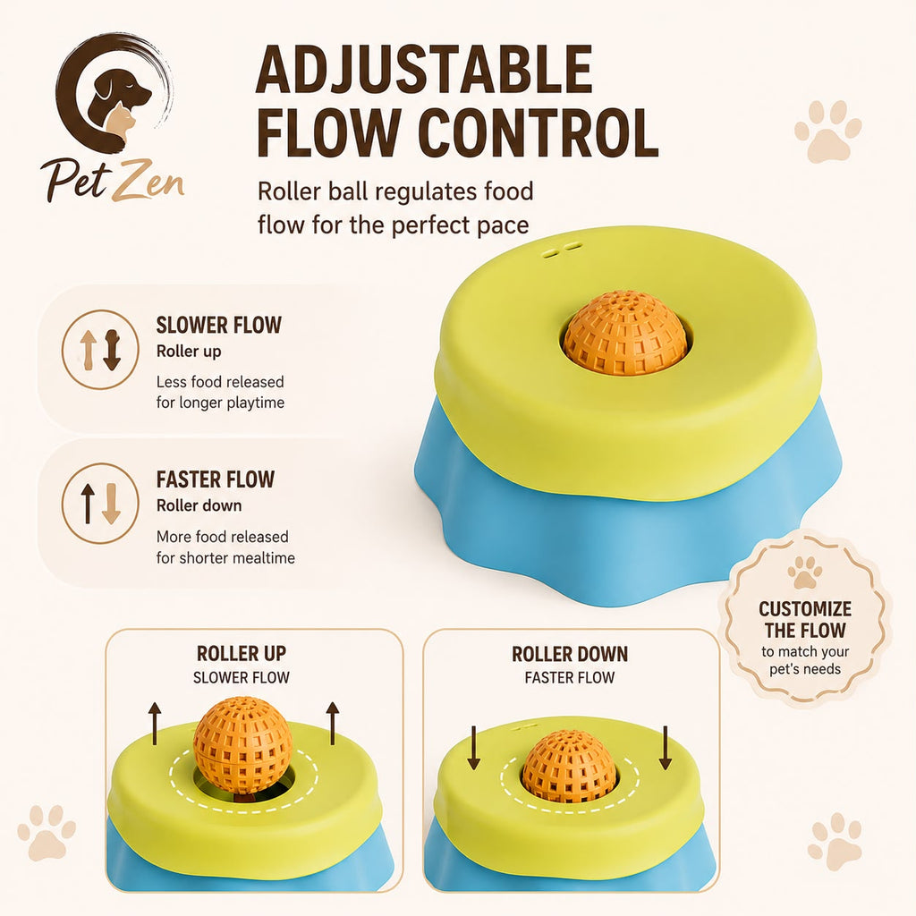Anxiety Relief Slow Lick Bowl for Dogs & Cats | Interactive Slow Feeder | Calming Enrichment Toy | Dishwasher Safe
