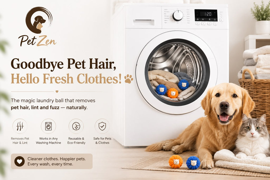 Reusable Laundry Hair Removal Ball – Pet Hair Catcher for Washing Machines
