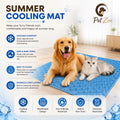 Pet Cooling Mat for Dogs & Cats – Washable Breathable Summer Cooling Pad for Indoor & Outdoor Use